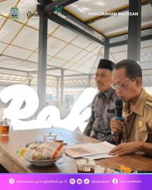 Rakor Pemerintah Kalurahan Bersama Badan Musyawarah kalurahan didampingi oleh Panewu Paliyan